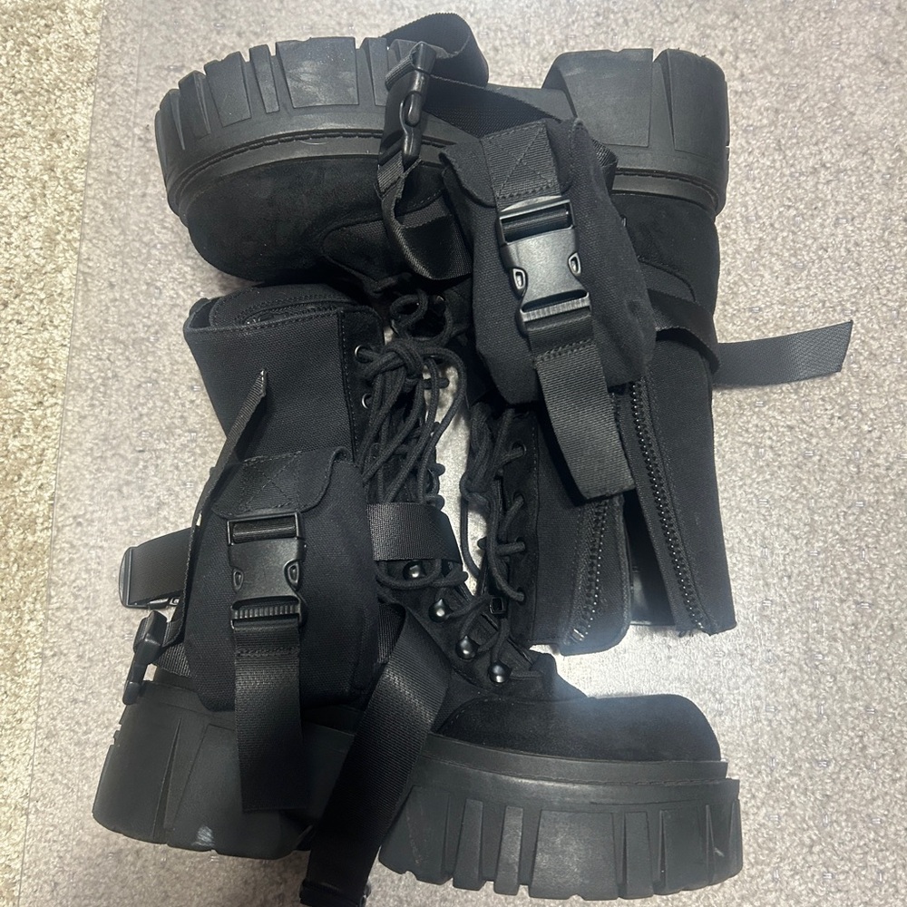 Dolls Kill Platform Rave Boots